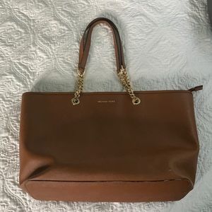Micheal Kors Tote - Brown/ Gold